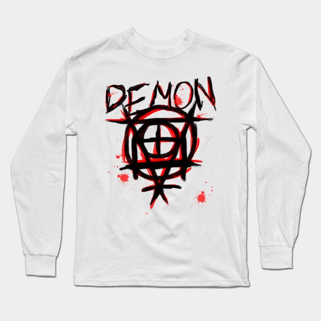 DeMON! Long Sleeve T-Shirt by Kitsune Studio